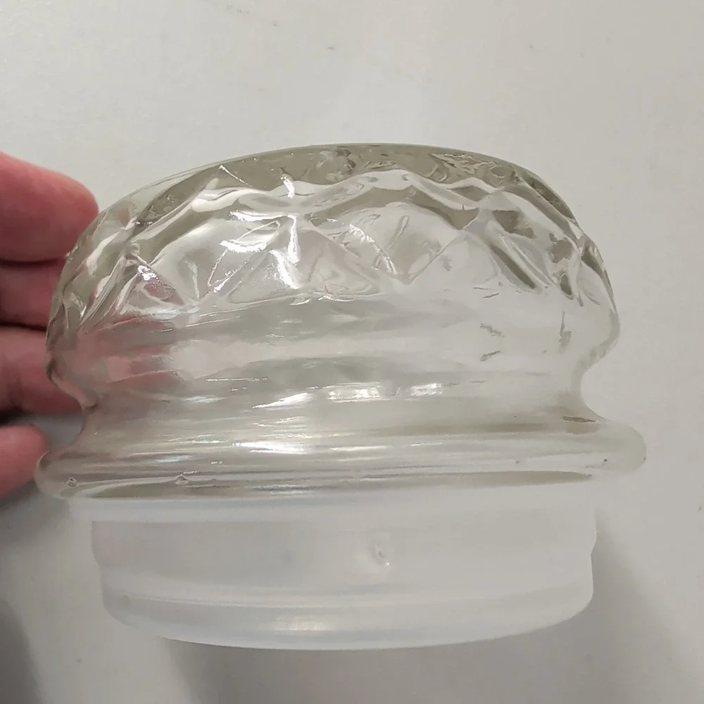 Vintage Planters Mr Peanut Glass Jar Replacement Lid Embossed Mascot Logo 1984